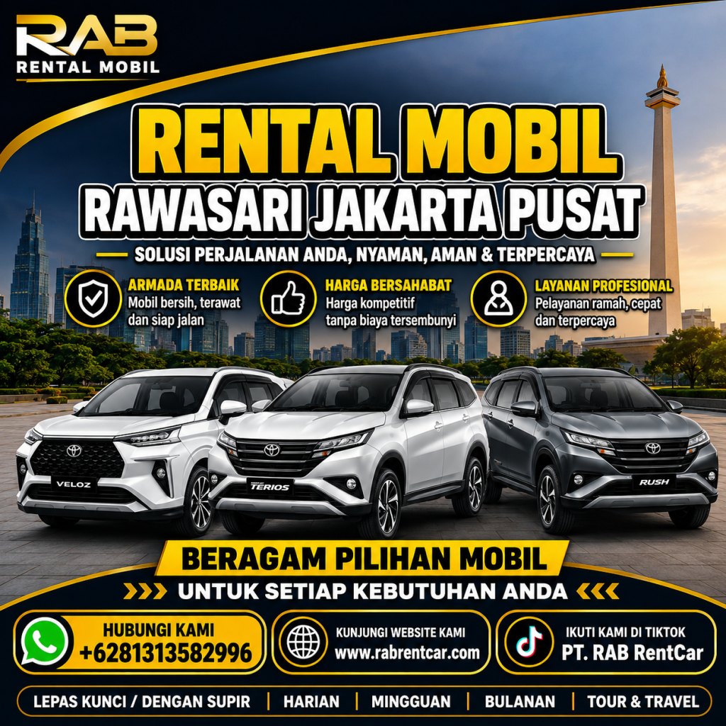 Rental Mobil Rawasari Jakarta Pusat | Harga Murah & Terpercaya