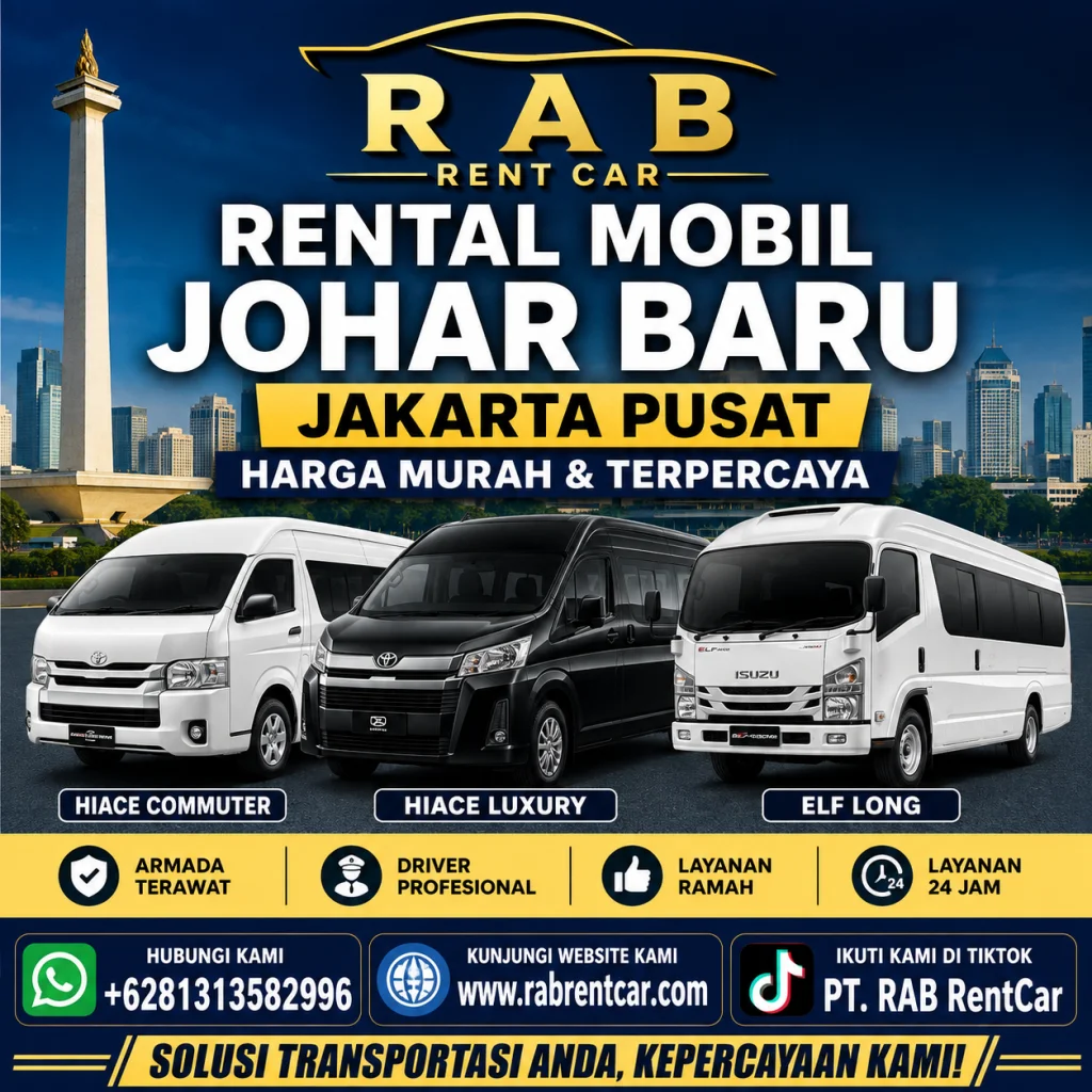 Rental Mobil Johar Baru Jakarta Pusat | Harga Murah & Terpercaya